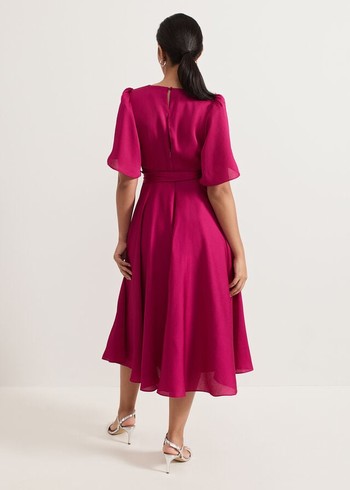 Phase Eight Abbie Petite Dress Pink Canada | NPIMOZ-490